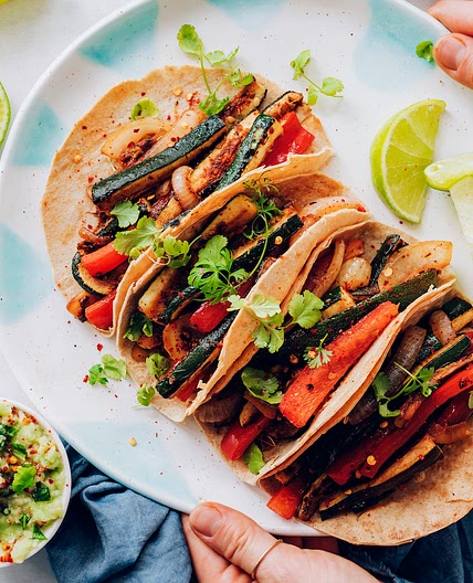 Vibrant Bell Pepper and Zucchini Tacos