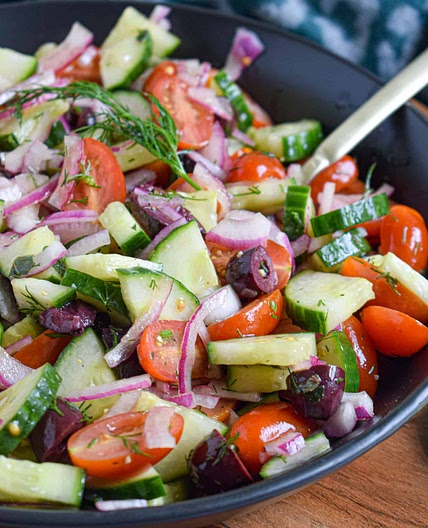 Greek Cucumber Salad
