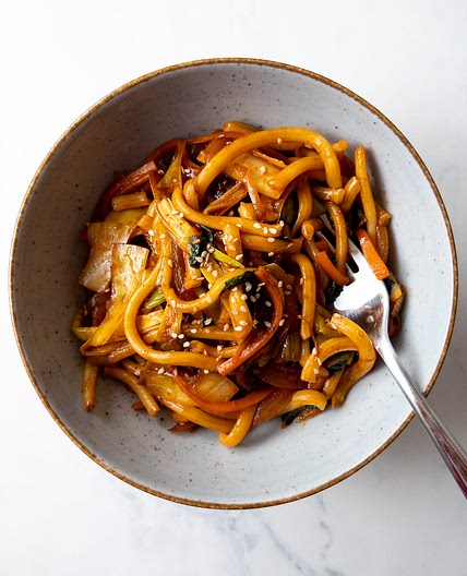 Korean-Style Spicy Noodles