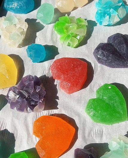 Edible Crystals (Easy Kohakutou Clusters Recipe)