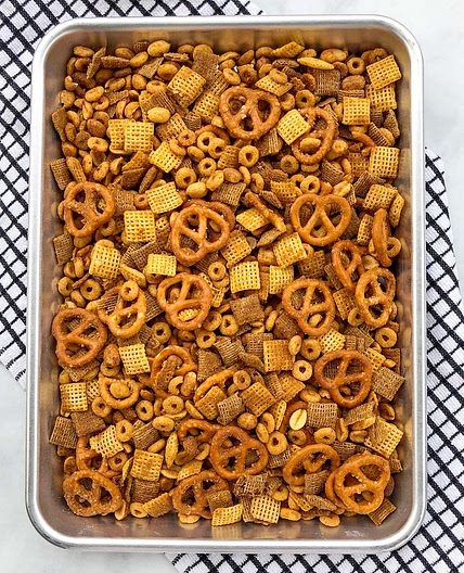 Homemade Texas Trash Spicy Chex Mix Recipe