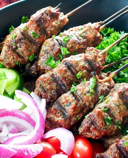 Ground Beef Kebabs (Grill or Oven)
