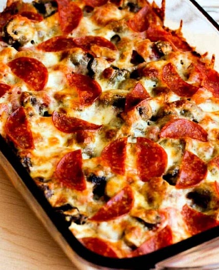 Low-Carb Deconstructed Pizza Casserole