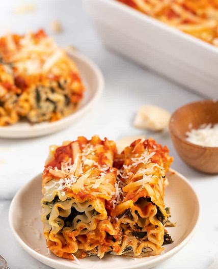 Vegan Lasagna Roll Ups