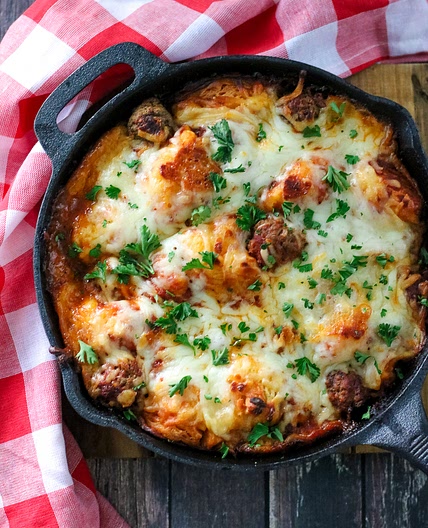 Meatball Sub Bubble Up Bake