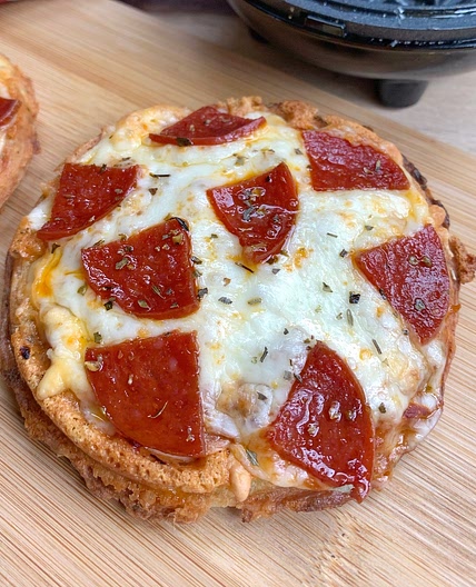 Easy Keto Pizza Chaffles (Made with Almond Flour)