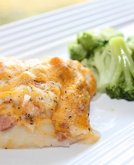 Fried Bologna Casserole