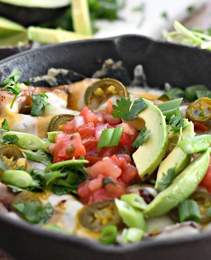 Keto Steak Skillet Nachos