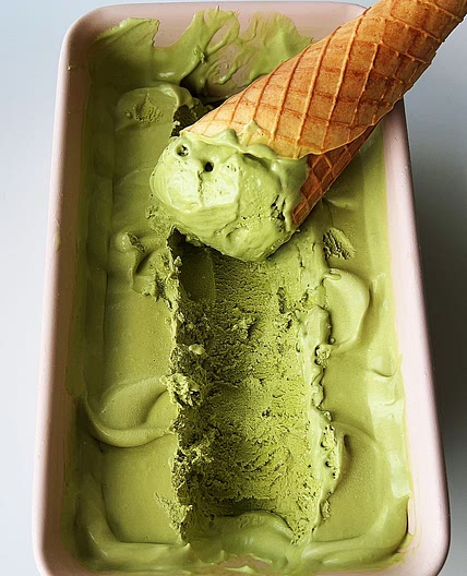 Matcha Ice Cream (No Machine; No Churn; No Eggs)