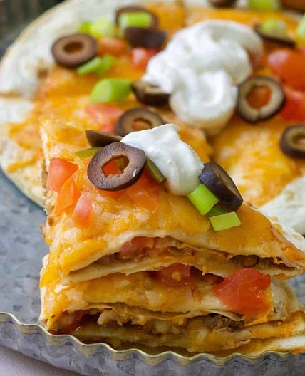 Taco Bell Keto Mexican Pizza