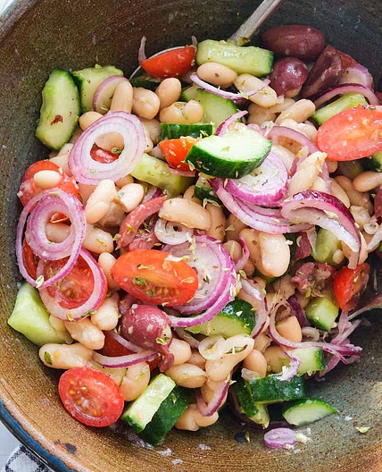 Mediterranean Bean Salad
