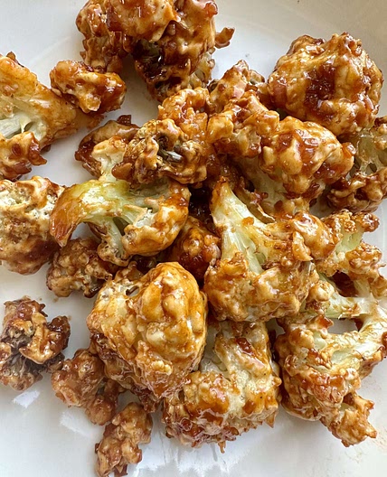 Crispy Vegan Air Fryer Korean Cauliflower
