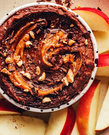 Fudgy Chocolate Peanut Butter Hummus