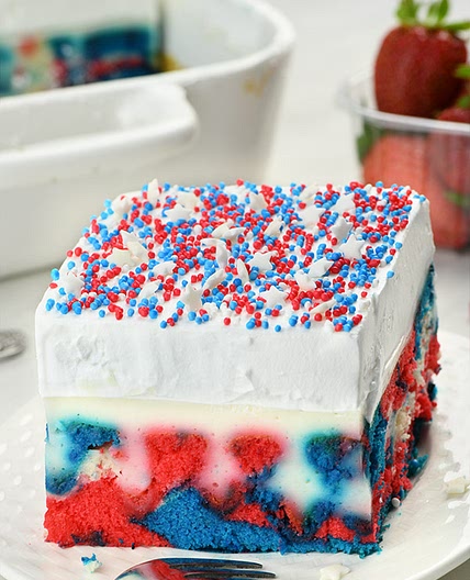 Patriotic Poke Cake