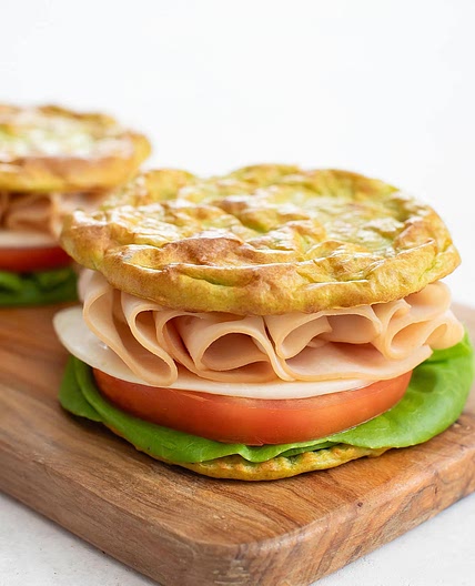 3 Ingredient Avocado Cottage Cheese Bread