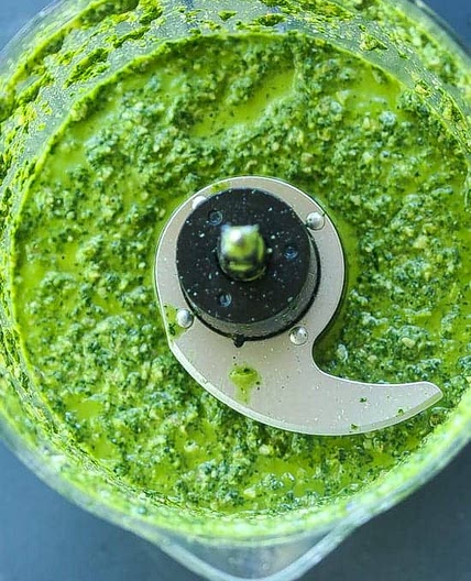 Baby Kale Pesto w/ Toasted Pepitas (pumpkin seeds)