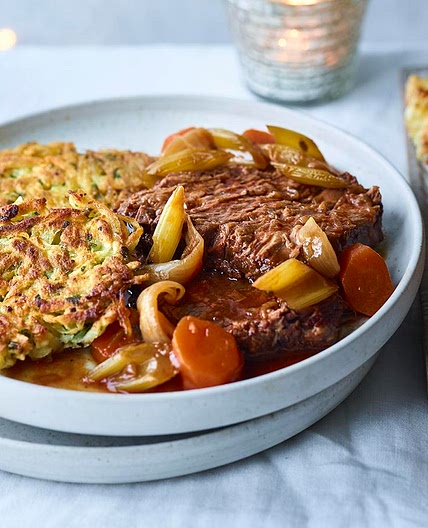 Pot roast beef brisket