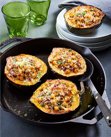 Quinoa Stuffed Acorn Squash