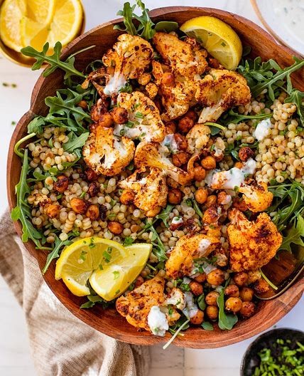 Roasted Cauliflower Couscous Salad