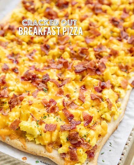 Cracked Out Breakfast Pizza