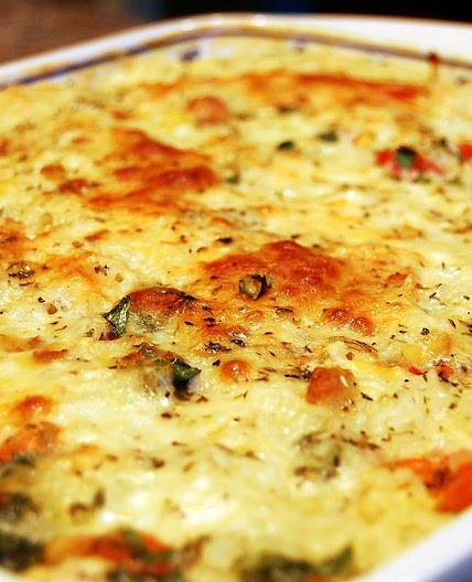 Receita de Arroz de forno simples