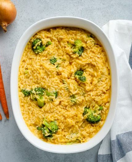 Vegan Cheesy Broccoli and Rice
