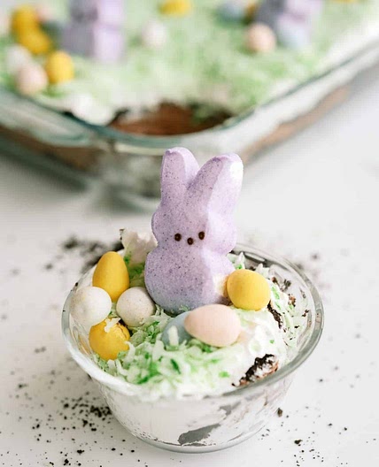 Easter Bunny Pudding Dirt Cake Recipe