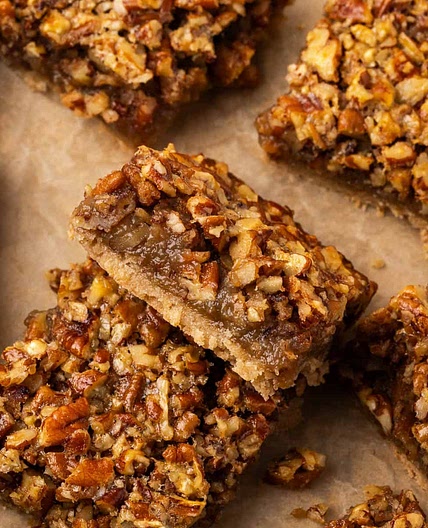 Gluten Free Pecan Pie Bars