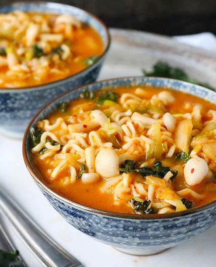Kimchi Ramen Noodle Soup