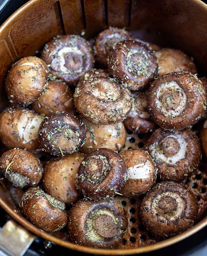 Air Fryer Parmesan Mushrooms Recipe