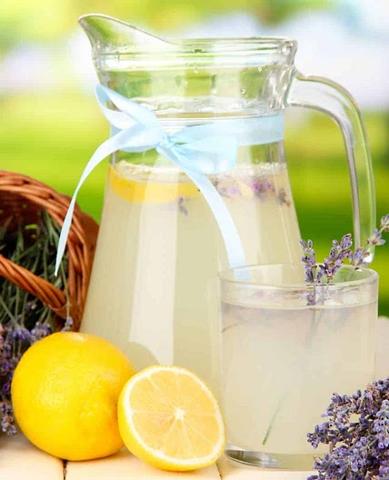 Low Carb Lavender Lemonade