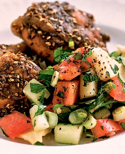 Za'atar Chicken With Fattoush