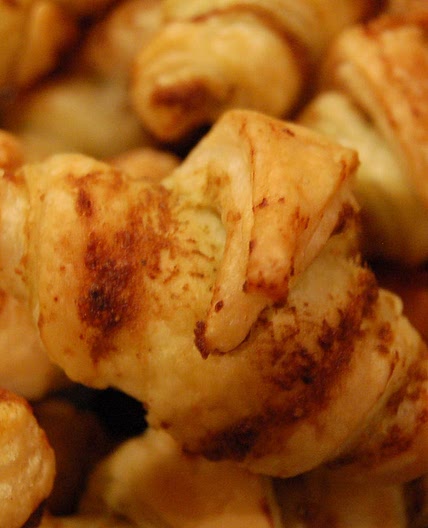 Minis croissants au Pesto