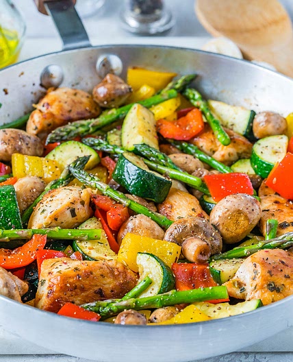 One Pan Italian Chicken Skillet Recipe