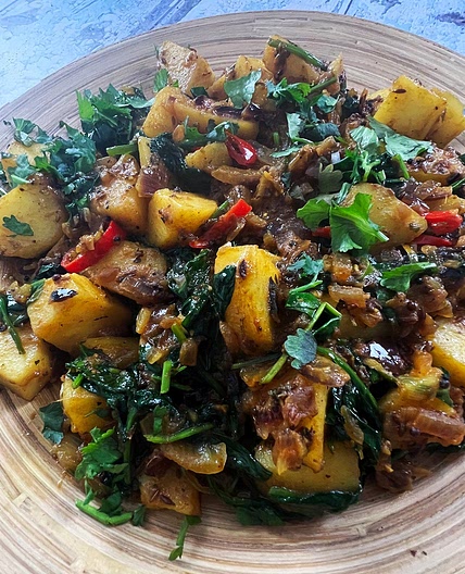 Saag Aloo