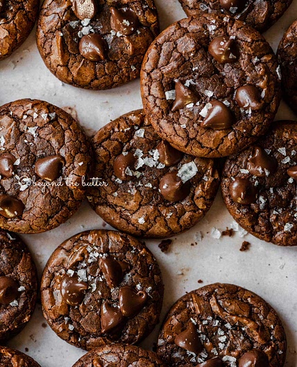 Salted Brownie Cookies
