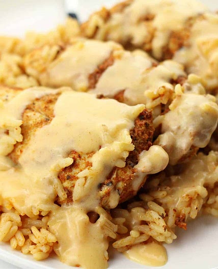 Instant Pot Mexican Queso Chicken and Rice