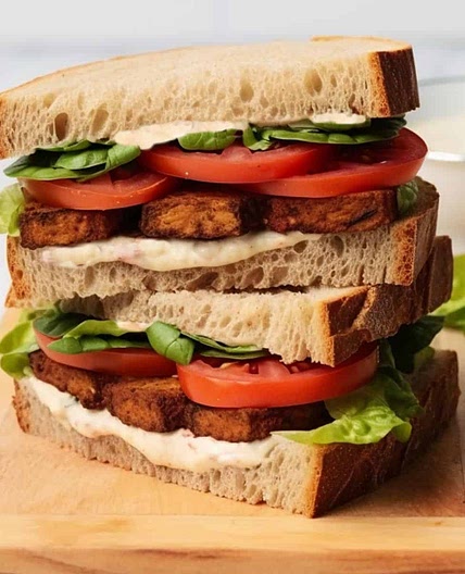 Vegan Tempeh Sandwich