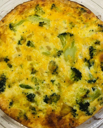 Crustless Broccoli Quiche