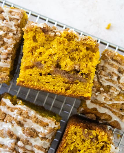 Maple Pumpkin Spice Coffee Cake