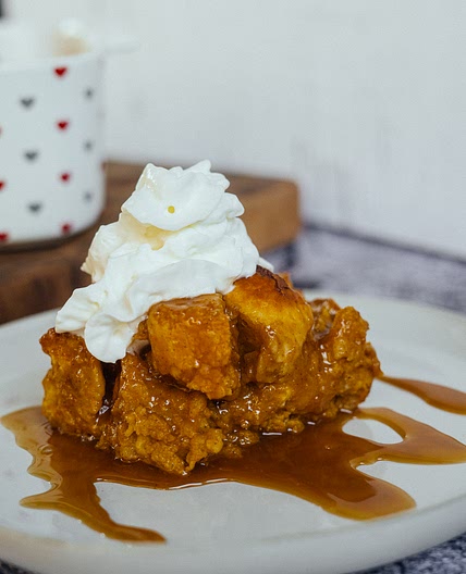 PUMPKIN PIE BREAD PUDDING RECIPE
