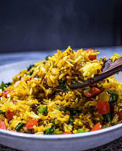 Turmeric Vegetable Fried Rice