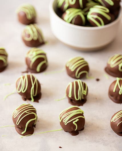 Gluten Free Chocolate Mint Oreo Truffles