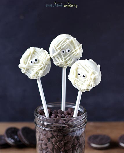 Oreo Cookie Mummy Pops Recipe
