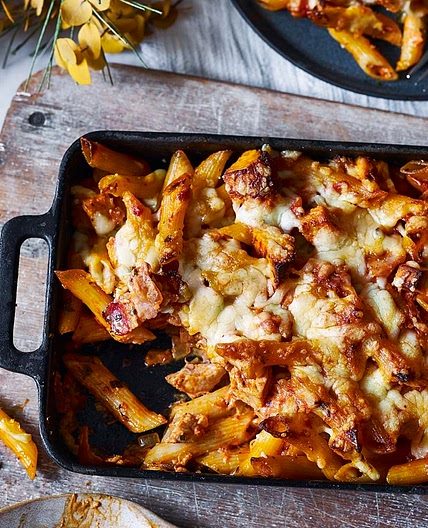 Turkey pasta bake