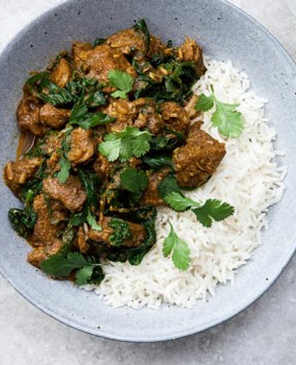Green Lamb Curry