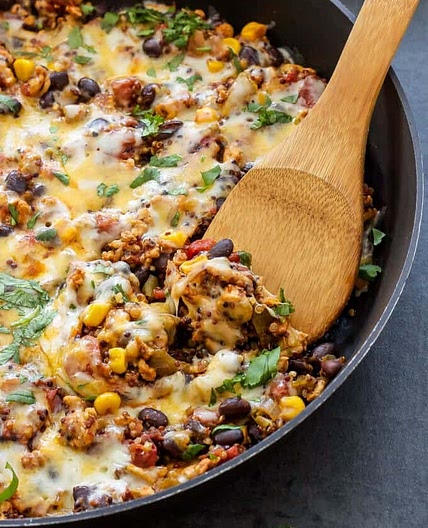 Turkey Taco Quinoa Skillet