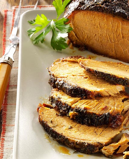 Garlic-Apple Pork Roast