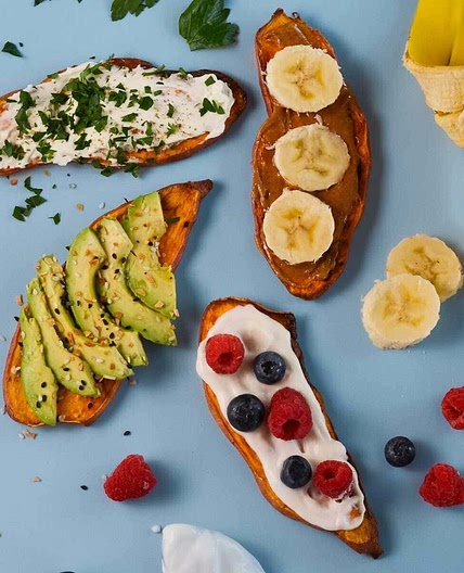 Easy Air Fryer Sweet Potato Toast