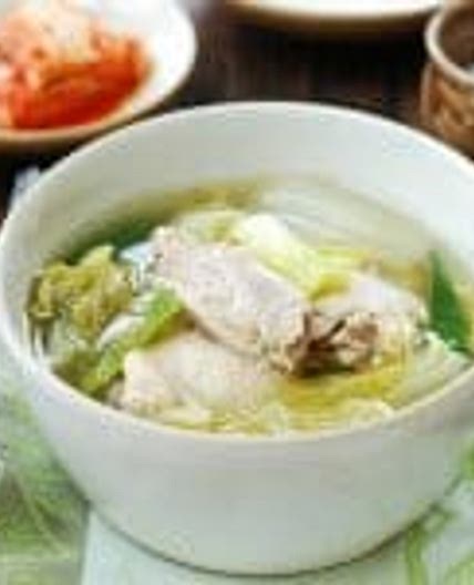 Slow Cooker Chicken Soup with Napa Cabbage